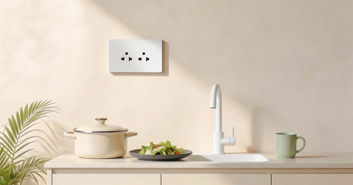 MG37 socket in a kitchen scene