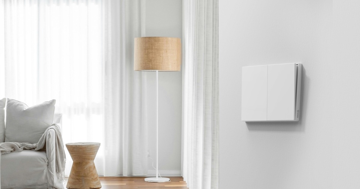 MG37 switch in a bright living room scene